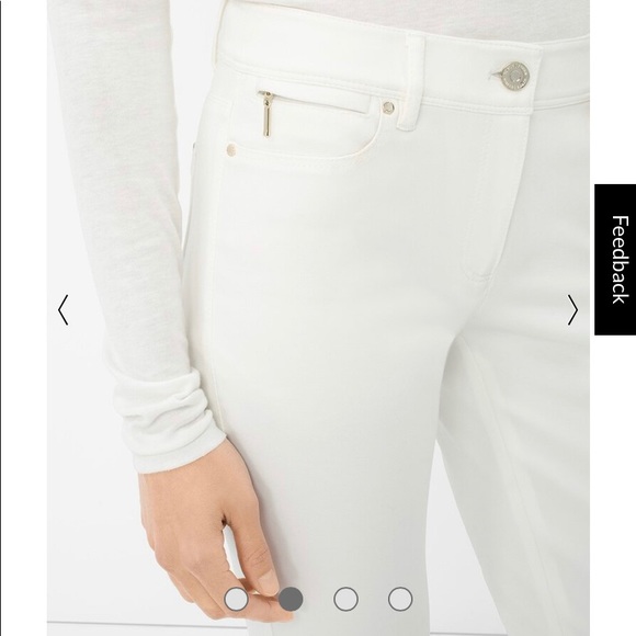 White House Black Market Pants - Brand new white stretch pants, with tags!